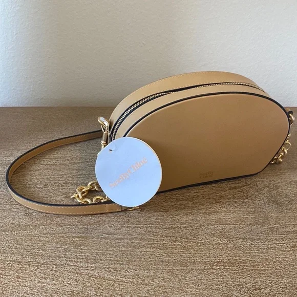 See by Chloe Shell Leather Shoulder Bag